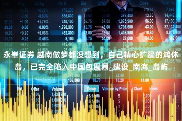 永崋证券 越南做梦都没想到，自己精心扩建的鸿休岛，已完全陷入中国包围圈_建设_南海_岛屿