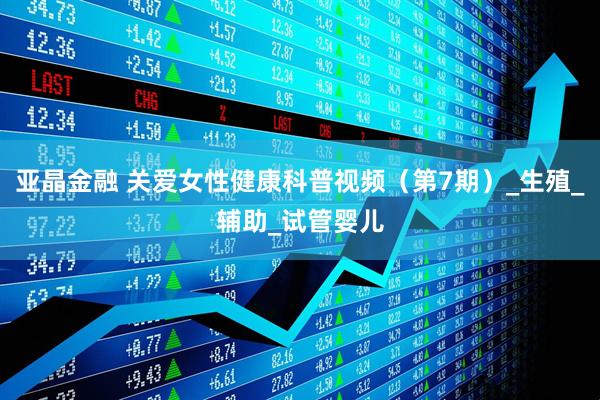 亚晶金融 关爱女性健康科普视频（第7期）_生殖_辅助_试管婴儿